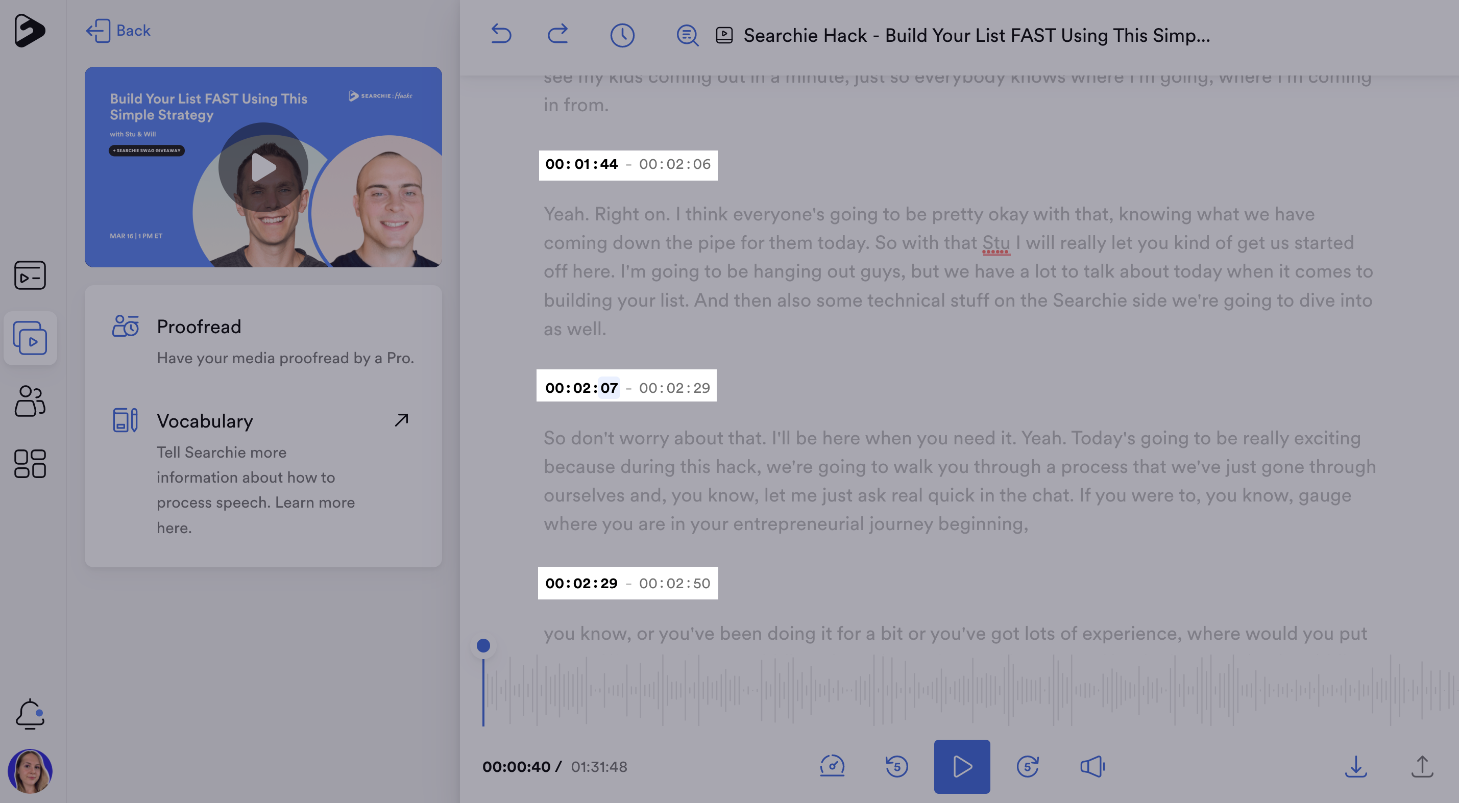 Edit The Timing Of Your Transcriptions edit-the-timing-of-your-transcriptions